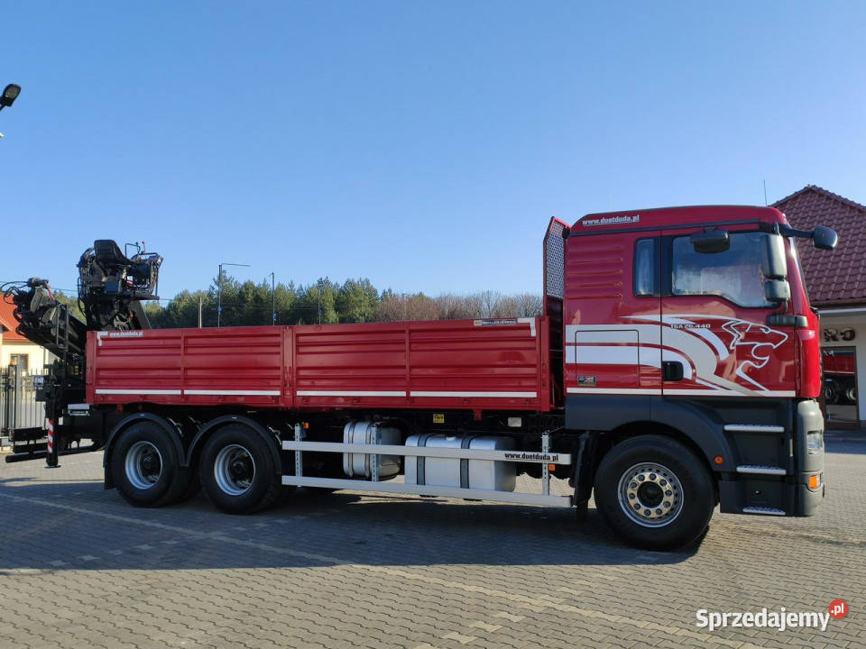 MAN Man 26440 6x4 HDS HIAB 166 B3 DUO Wywrotka świętokrzyskie Widełki sprzedam
