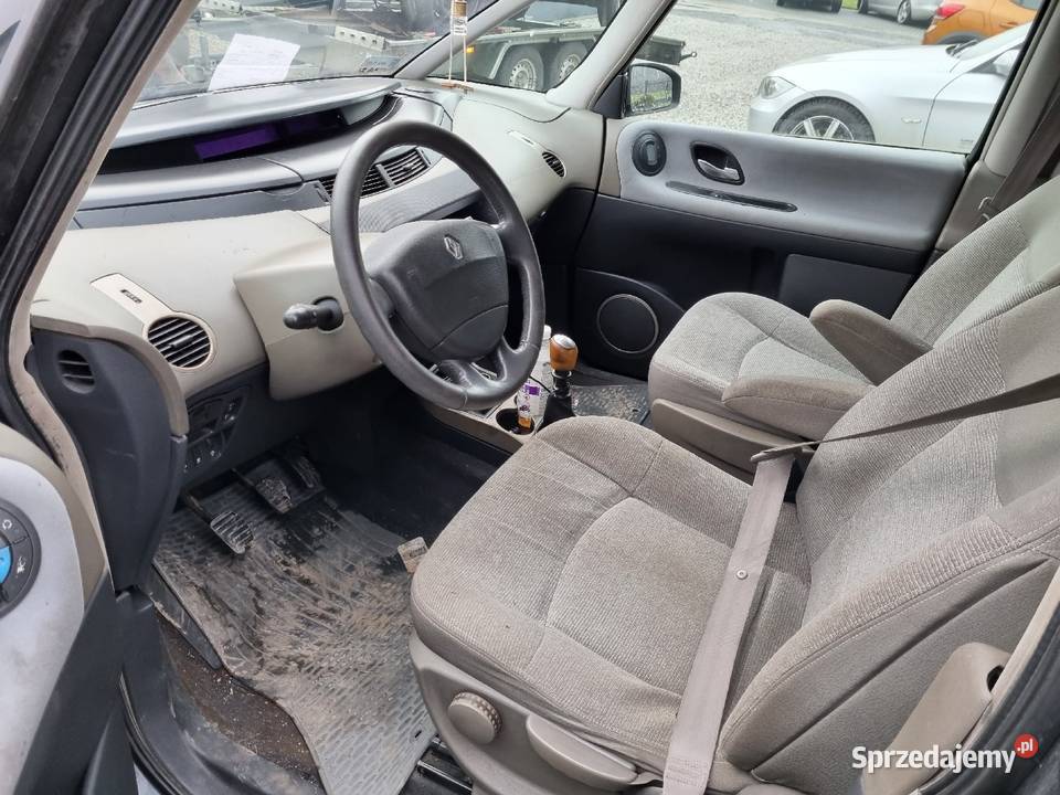 Renault Espace 4 IV 2005r 22 dci Fotele Jasne osobowe Wyposażenie wnętrza