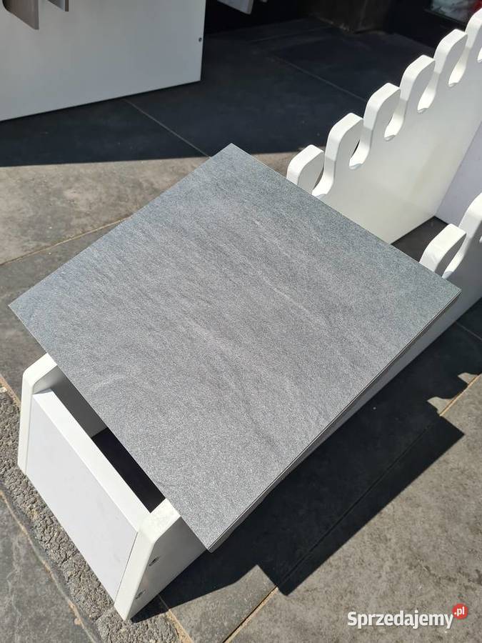 Płytki GRES SILVERBLUE SLATE GRAFIT STR Opoczno