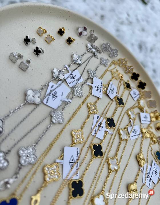 Kolczyki naszyjnik bransoletka łańcuszek VC Zegarki i Biżuteria Warszawa