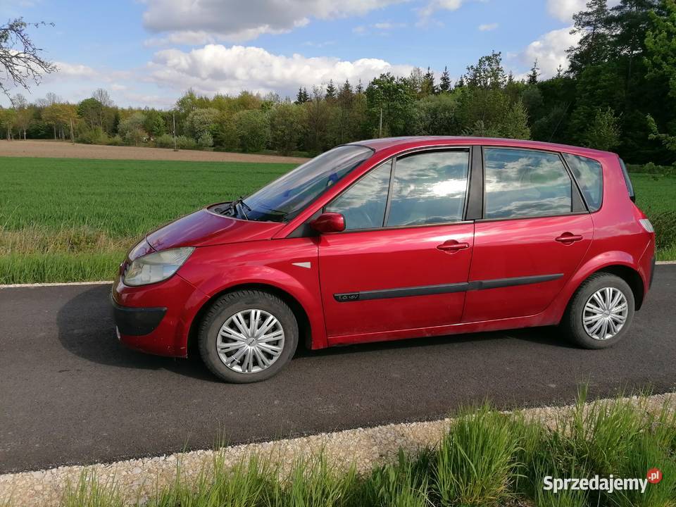 Renault Scenic II 16 benzyna nieuszkodzony Gąsocin