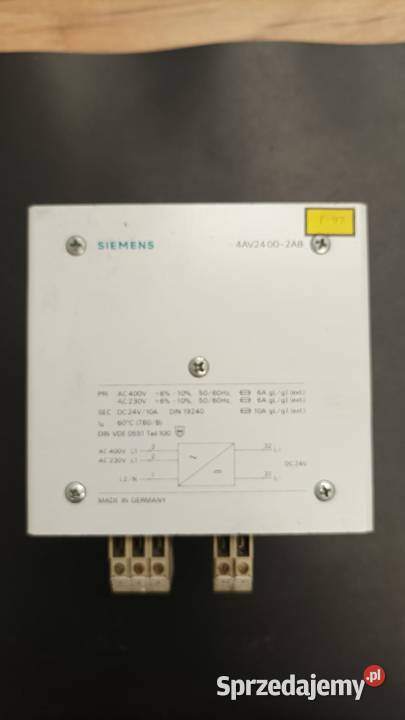 Transformator Siemens 4AV24 002AB dolnośląskie Leśna