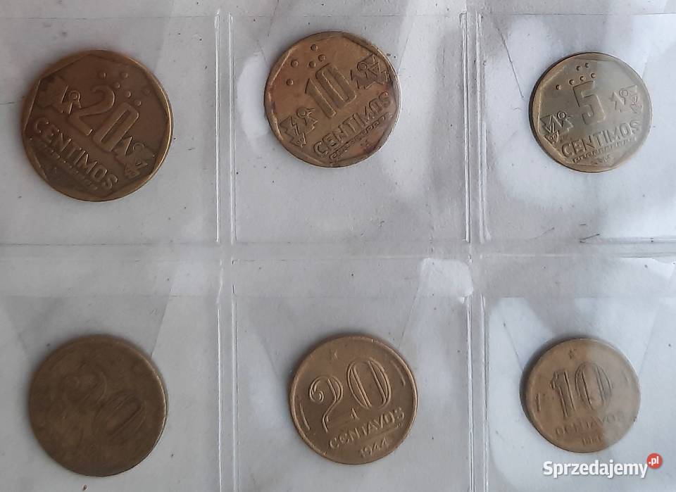 Zestaw Monet PERU śląskie sprzedam