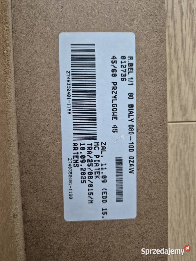 Ościeżnica regulowana górna biała 80 100 Artens mazowieckie Warszawa