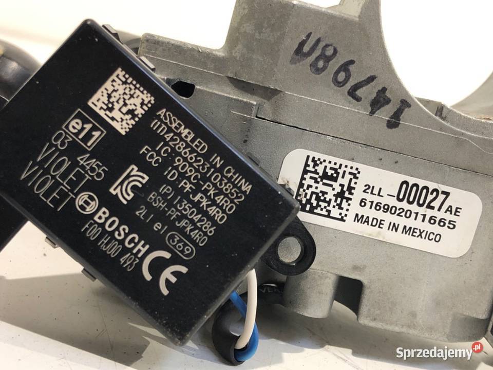 STACYJKA OPEL ASTRA K 2LL00027AE 14 125 KLUCZYK sprzedam