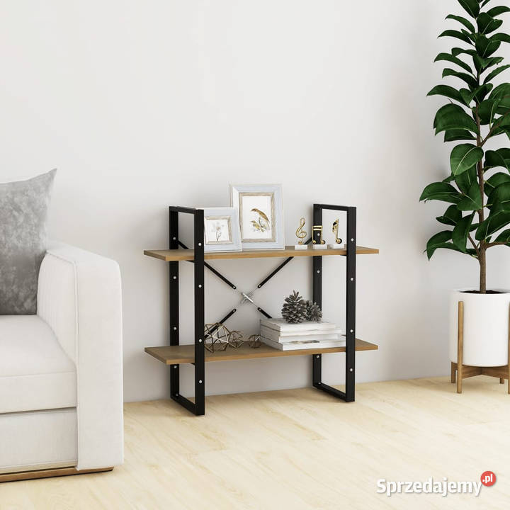 2poziomowy regał na książki 80x30x70 drewno Warszawa