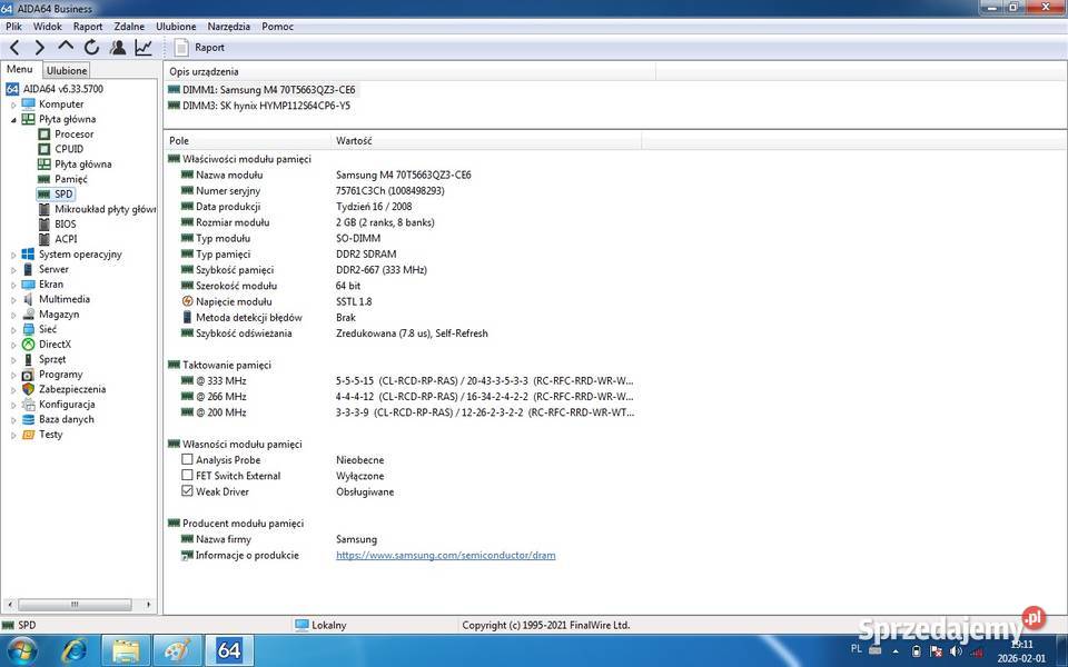 Acer 5920G Core2Duo Intel Core 2 Duo T7300Ram3Gb Włocławek