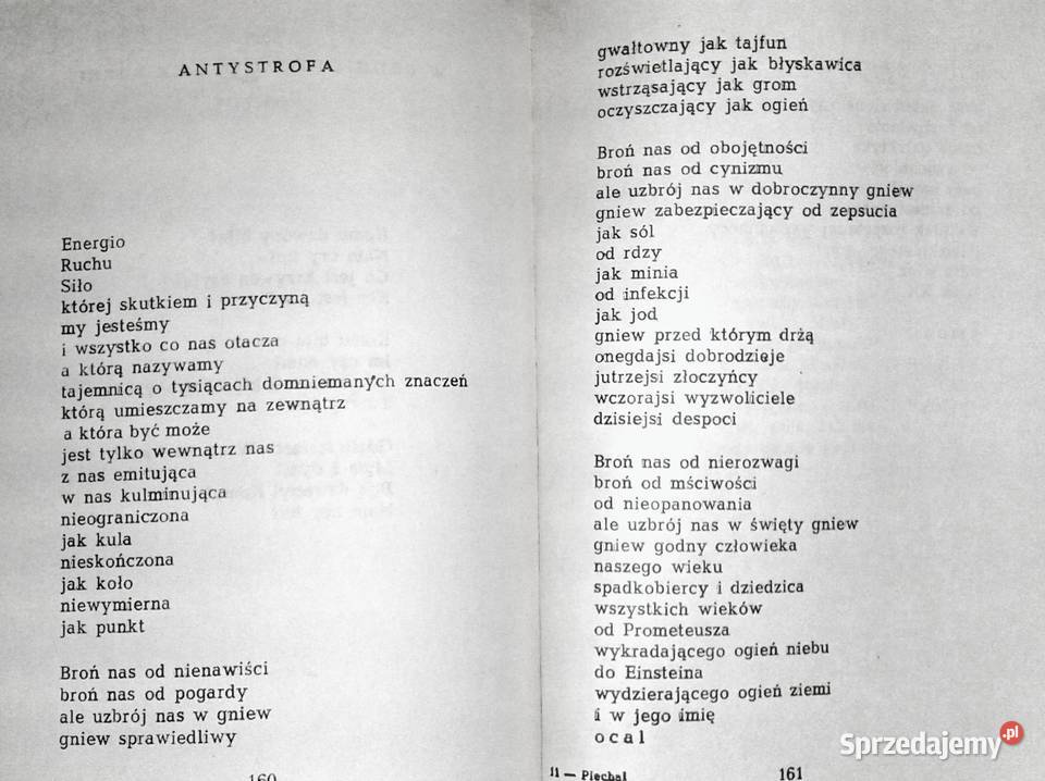 Poezje Marian Piechal Chełm sprzedam