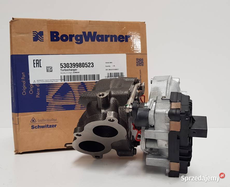 Turbosprężarka BorgWarner 53039880523 mazowieckie Siedlce