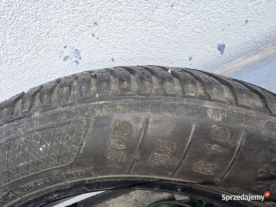 Opony zimowe z kpl 205x55 r16 Oława