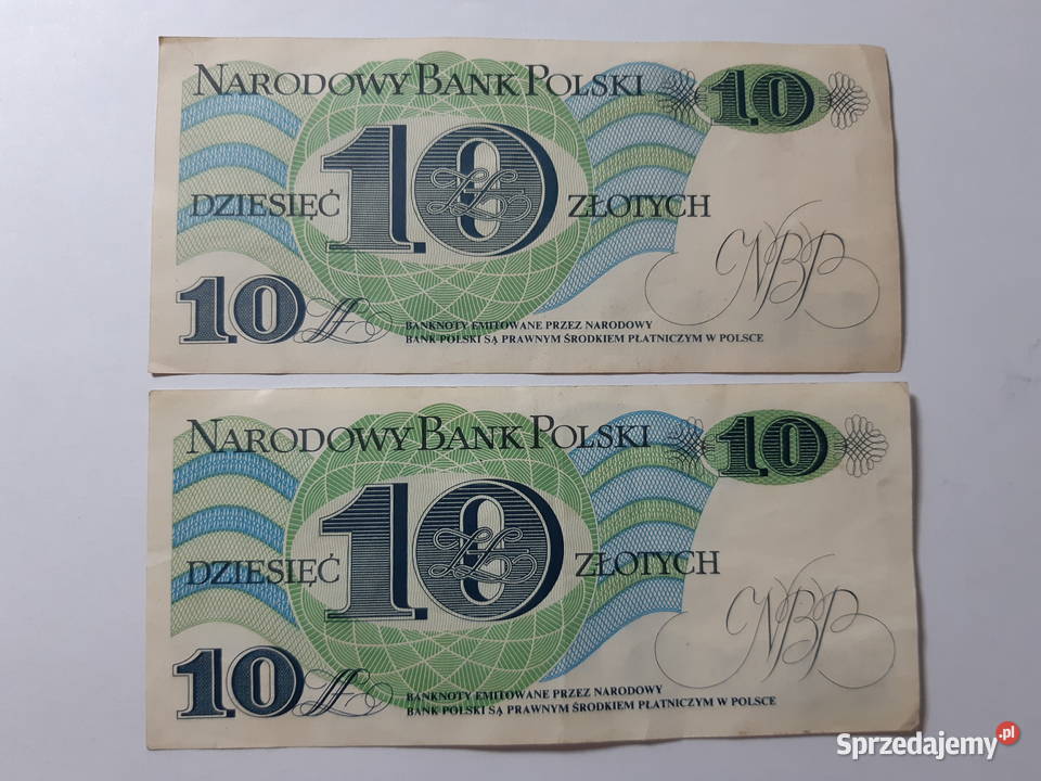 Banknot 10 1982 Józef Bem 2 Numizmatyka lubelskie Niemce