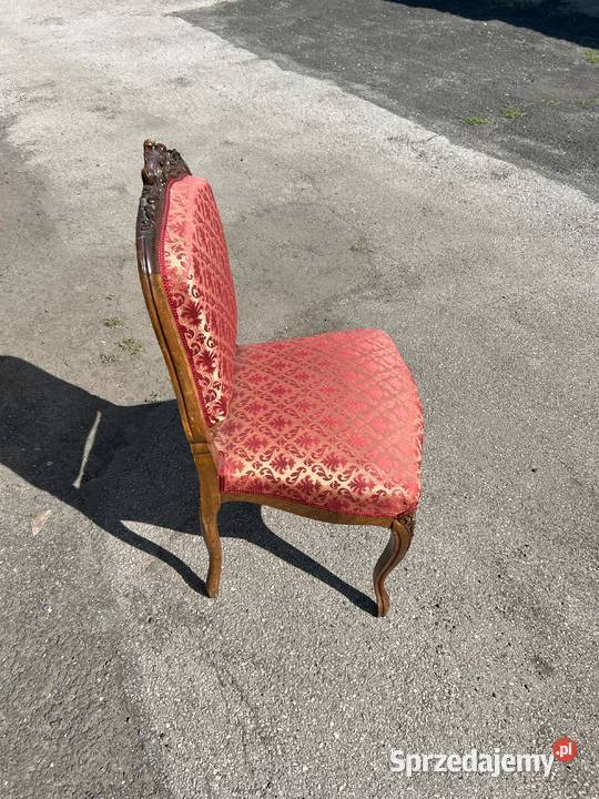 KRZESŁO barok rzeźbione dwie sztuki Meble Warszawa