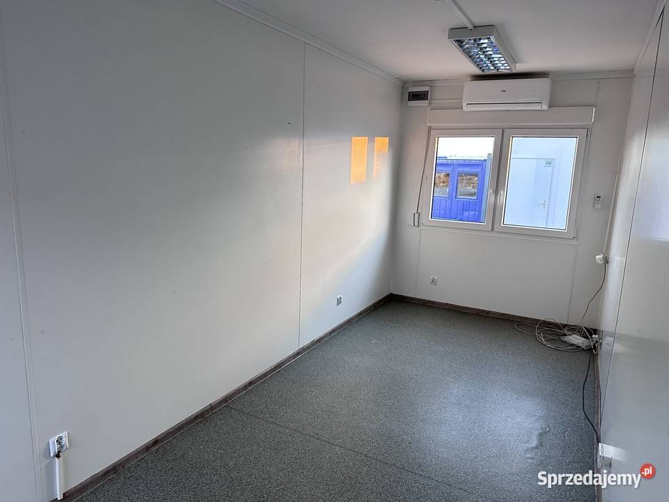 KONTENER BIUROWY SZATNIA BUDOWA KLIMATYZACJA