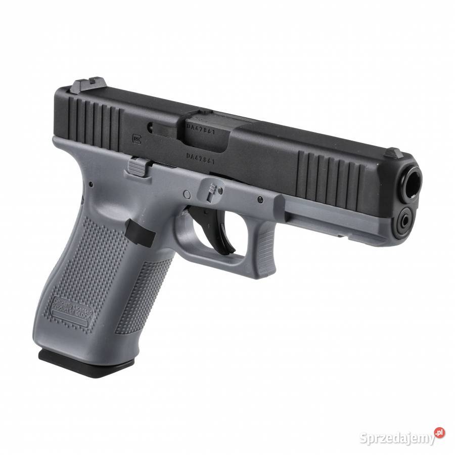 Pistolet wiatrówka Glock 17 gen5 45 mm BB szary Przyłęki