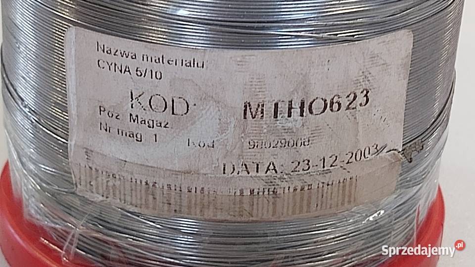 Cyna 510 Spoiwo Lutownicze MTH 0623 1 Wyszków sprzedam