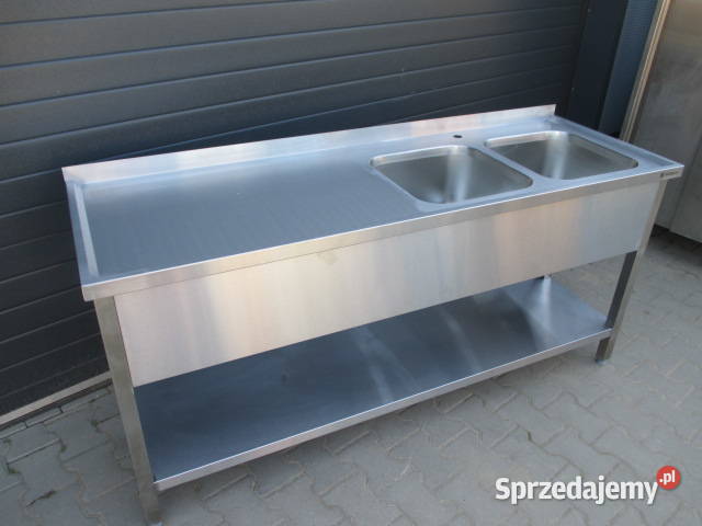 Zlew Gastronomiczny 2 Komorowy Zabudowany Ostrów Wielkopolski sprzedam