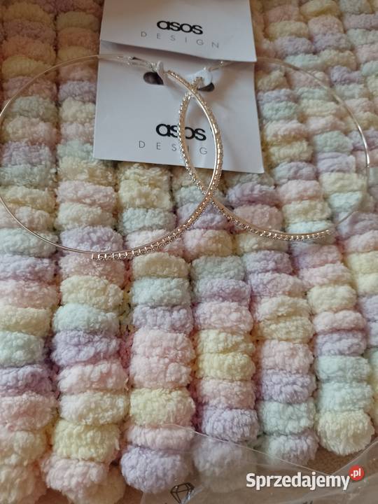 ASOS Ogromne Kolczyki koła ze zdobieniemNOWE Kraków