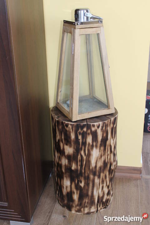 taboret drewniany Siekierki Małe