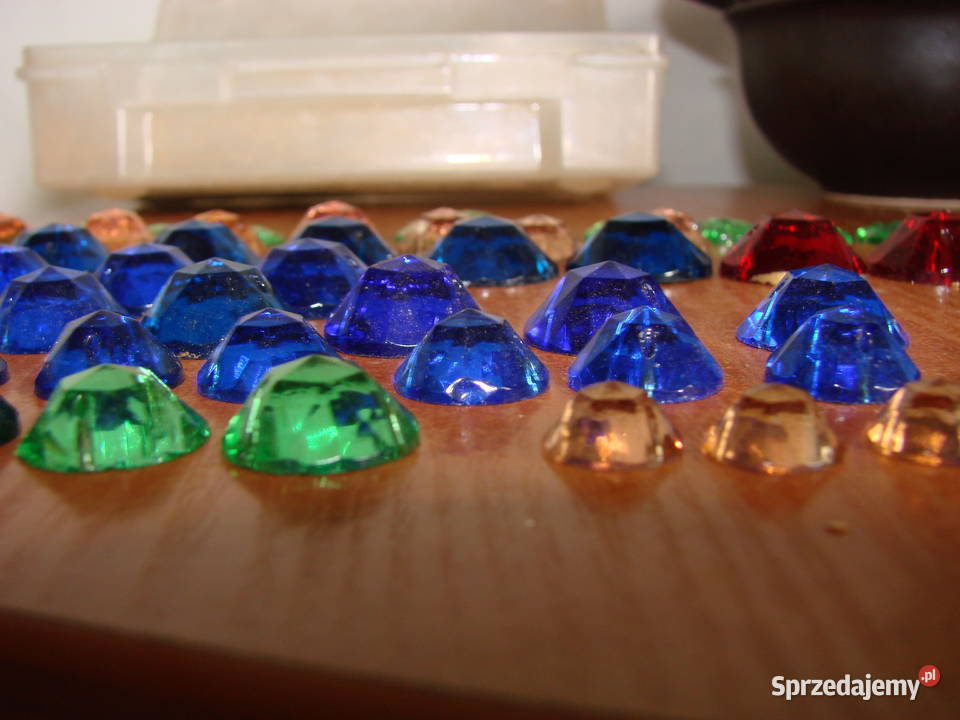 stare szklane guziki Pozostałe Pruszcz Gdański