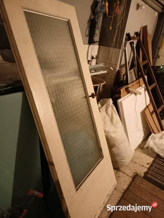 Drzwi pokojowe prawe że szybą Kraków