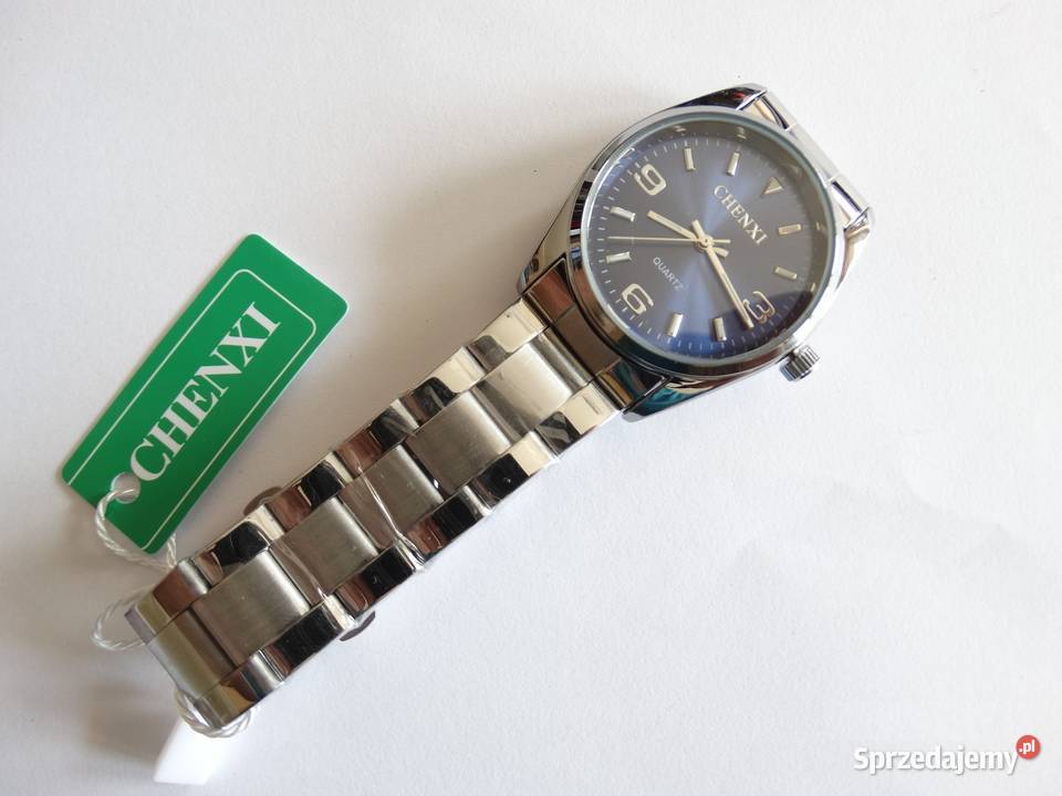 Zegarek męski damski 35mm granatowy bransoleta na rękę Gorzów Wielkopolski sprzedam