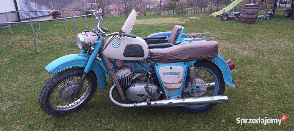 Izh iż jupiter z wózkiem bocznym Tarnawa Dolna