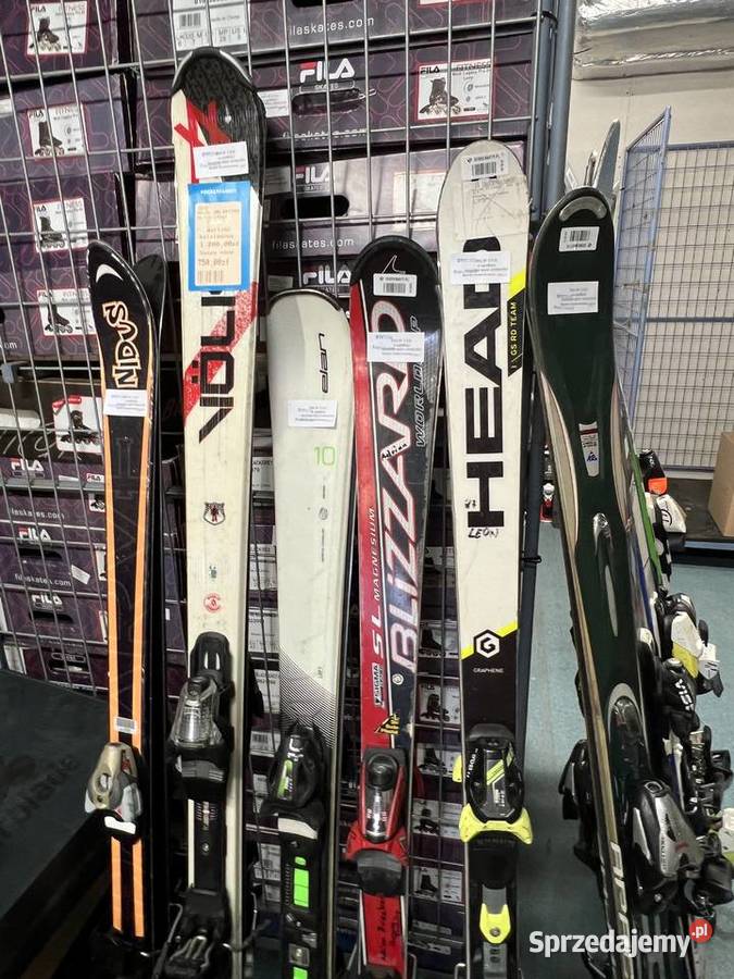 Syndyk sprzeda pakiet nart używanych nart Kraków