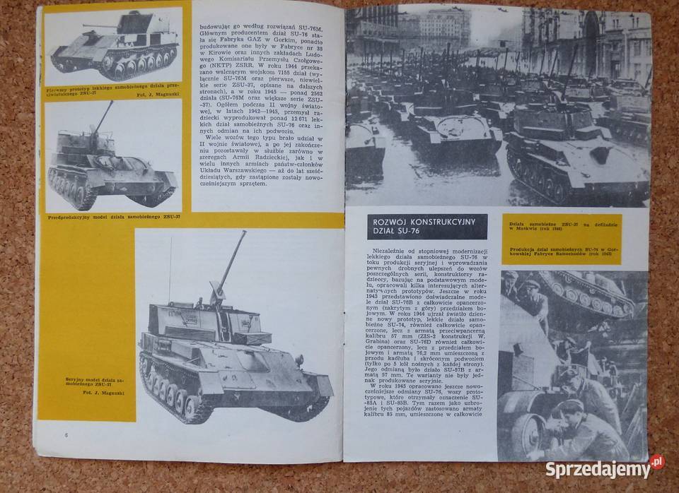 Magnuski Lekkie działo samobieżne SU76 Warszawa sprzedam