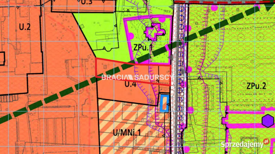 Działka Kraków 1754m2