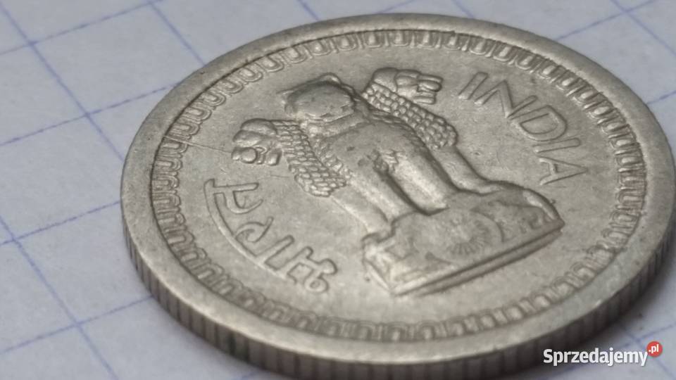 25 PAISE 1957 Indie rzadka nakład 5mln błąd Numizmatyka śląskie Suszec