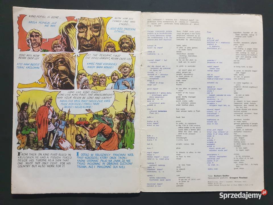 O Piaście Kołodzieju The Legend of King Piast Rok wydania 1977