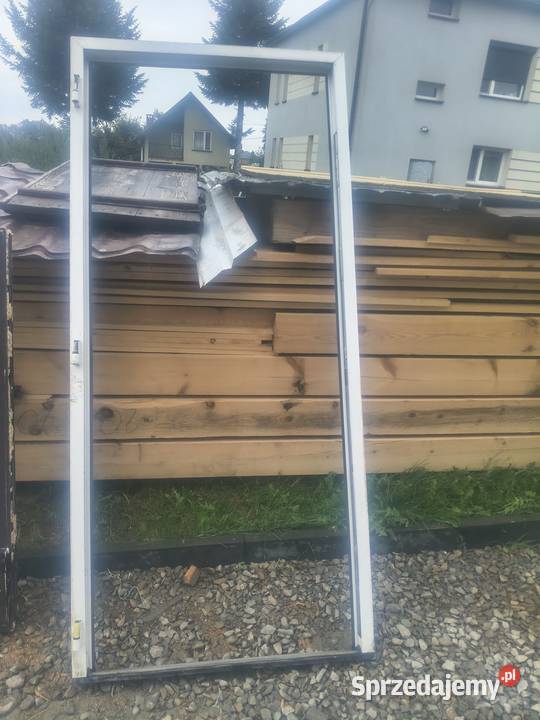 Drzwi PCV 230 x 106 Drzwi zewnętrzne podkarpackie Sieklówka