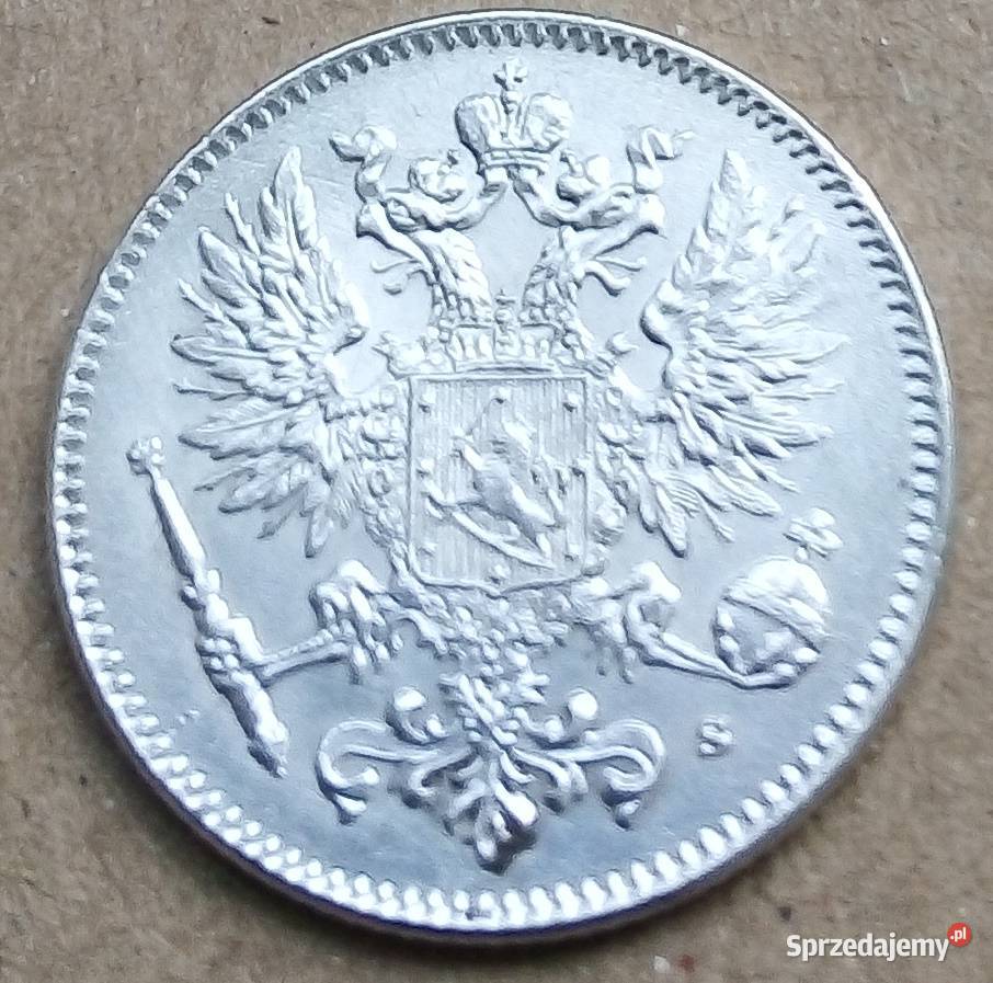 FINLANDIA50 PENNIA1916 rSREBRO 750 ŁADNA mazowieckie Legionowo