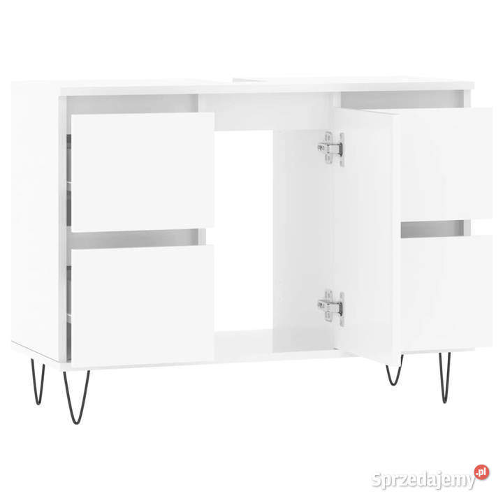 Szafka łazienkowa biała z połyskiem 80x33x60 Warszawa sprzedam