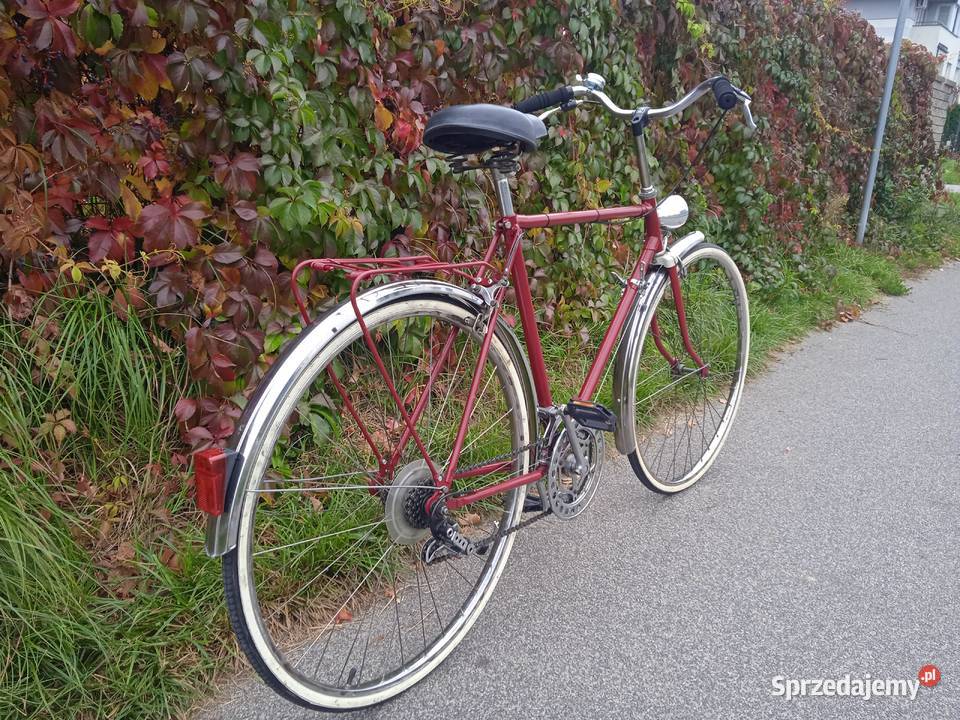 Rower miejski męski 28 biegi 2x4 vintage retro sprzedam