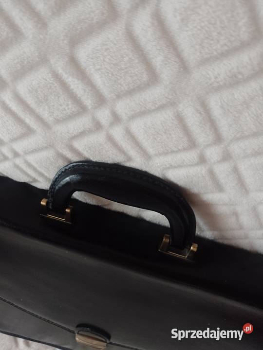 Real Leather Skórzana teczka aktówka torba do Dla kobiet Kraków