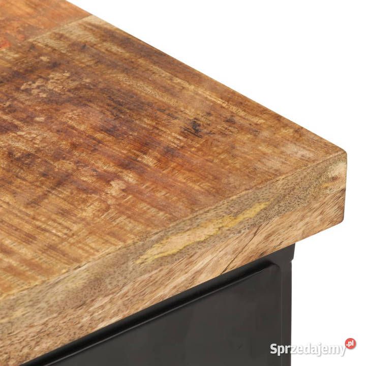 Szafka nocna 40 x 30 x 52 surowe drewno mango Nocne Warszawa