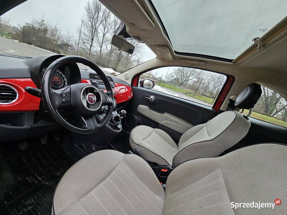 Fiat 500 14 benzyna 100 serwosowany panoramadach VAT marża sprzedam