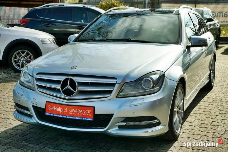 Mercedes C 200 22CDI Xenon NAVI skóra 2013r C gniazdo USB Płock