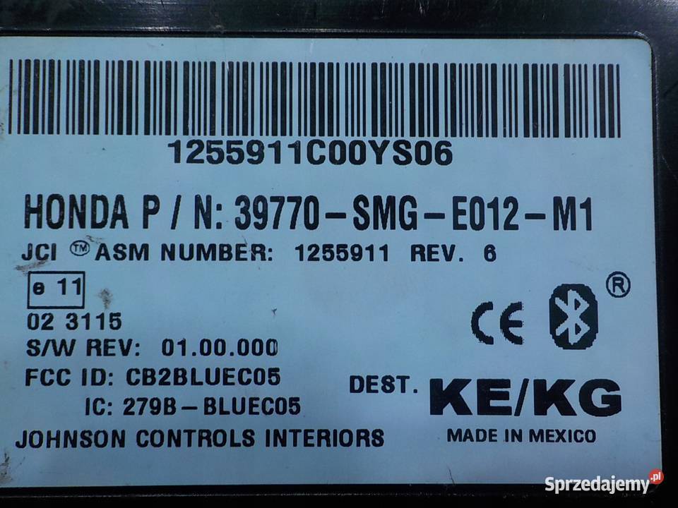 CIVIC VIII UFO 18 IVTEC 06r HB 5D modul Suków