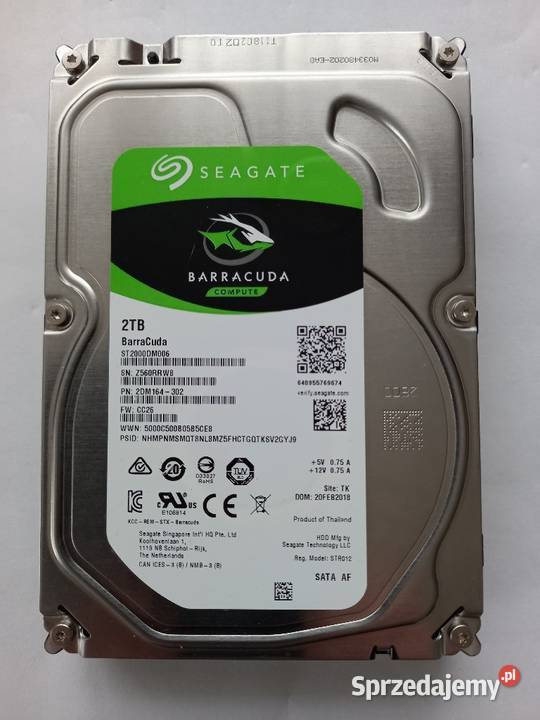 Dysk 2TB SATA III 35 BarraCuda ST2000DM006 lubelskie Tomaszów Lubelski