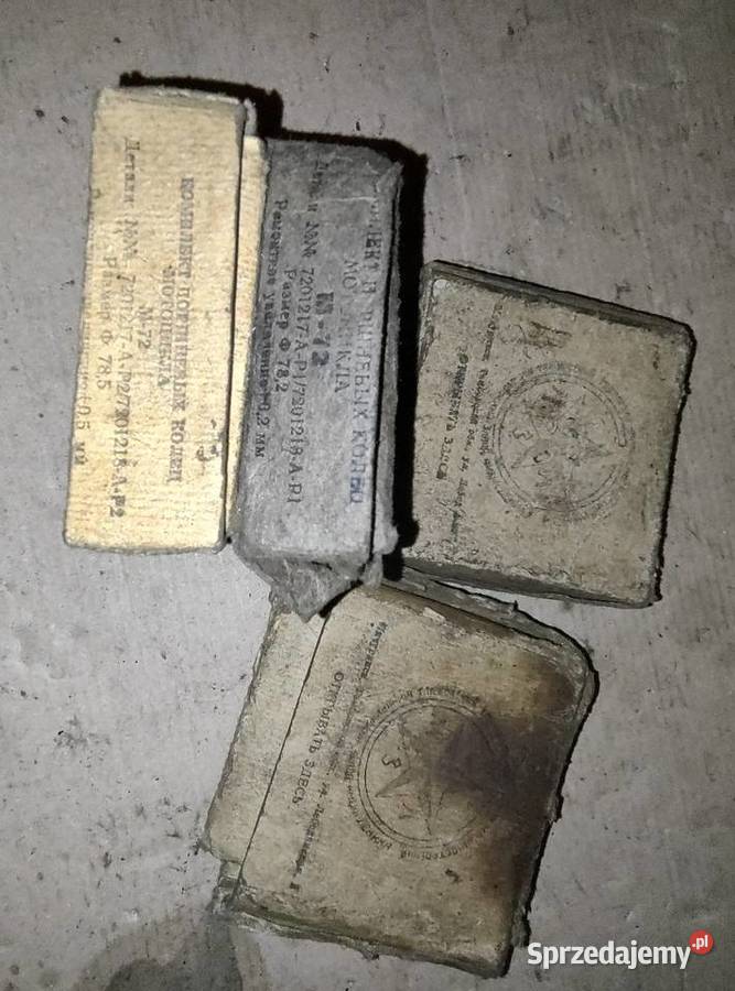 Oryginalne pierścienie tłokowe M72 wielkopolskie Leszno