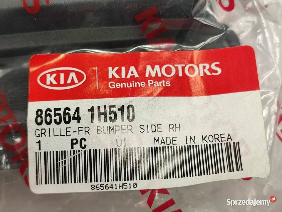 KRATKA ZDERZAKA PRAWY PRZÓD KIA CEED I LIFT 0912