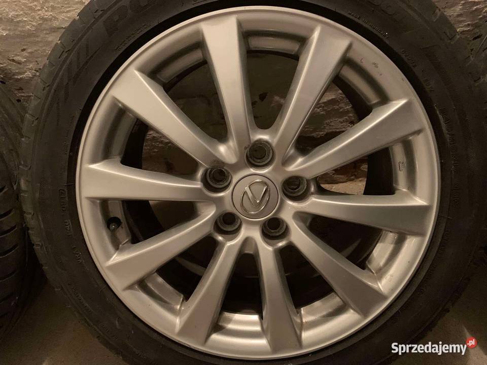 Alufelgi lexus 5x1143 na letnich Bridgestone 17 Samochodowe Miedziana Góra