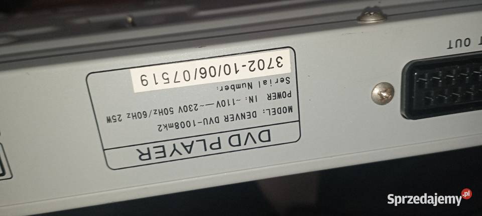 Odtwarzacz DVD Denver z pilotem lubuskie Żary