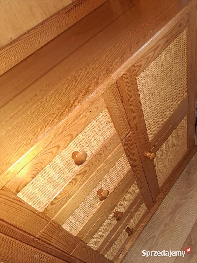 Kredens pokojowy 2 czesciowy gora oszklona Kredensy i witryny pomorskie Gdynia