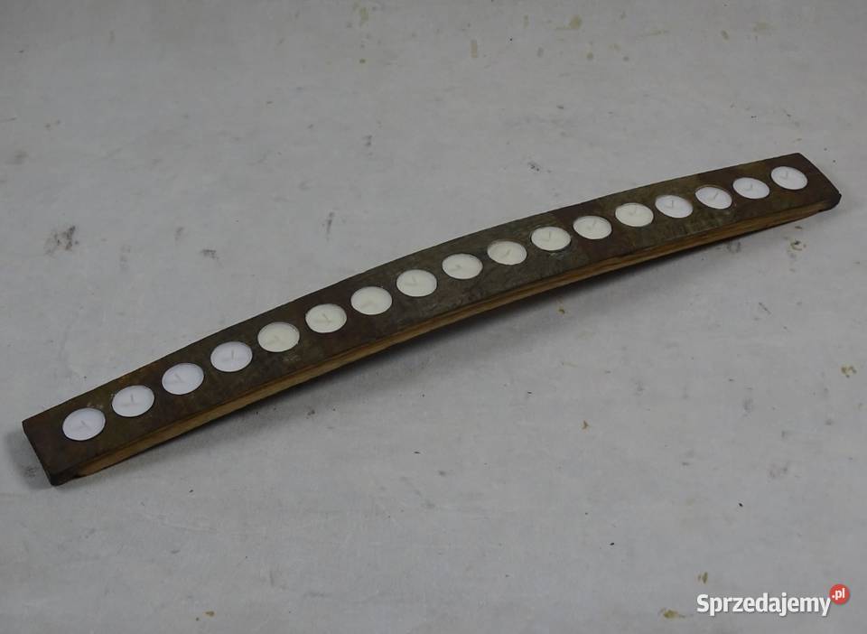 świecznik z deski beczki LoftStyle odcienie brązowego Ostrowiec Świętokrzyski