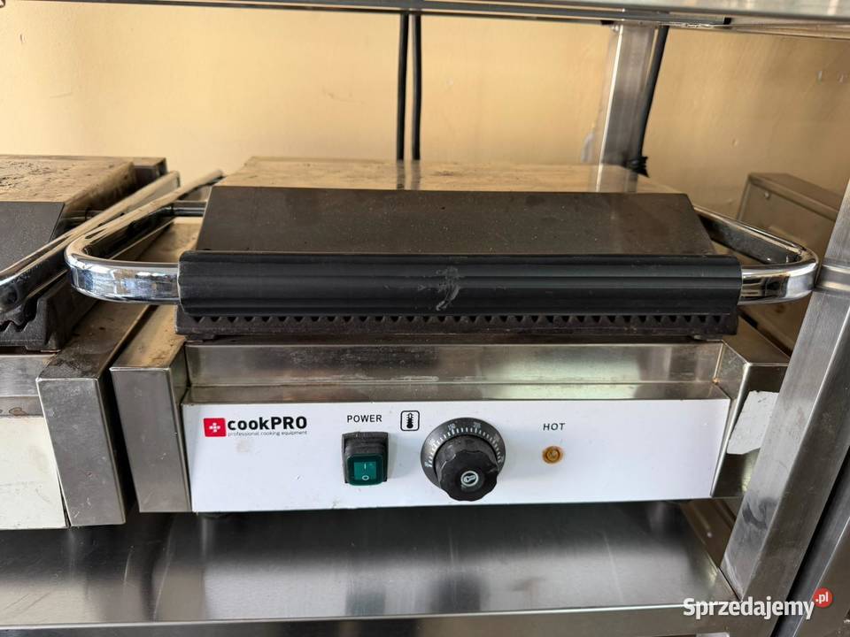 Kontakt grill ryflowany Hendi CookPro Lubin