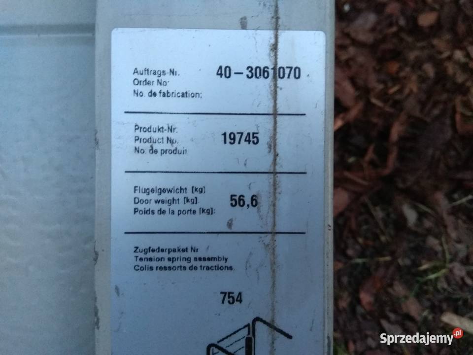 Brama garażowa wjazdowa segmentowa HORMANN garażowa małopolskie Kraków