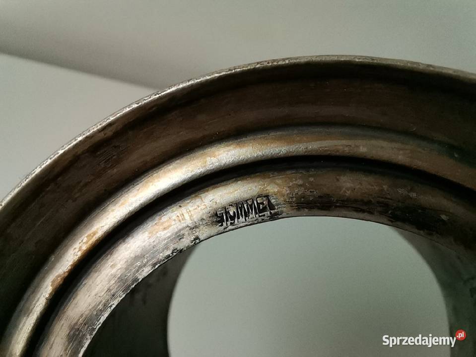 Stary posrebrzany podstakannik Trojka ZSRR 1960 Katowice